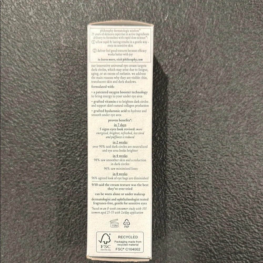 Philosophy Eye Cream Skincare Dose of Wisdom